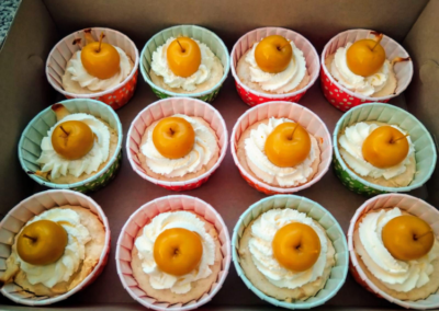 Apple Spice Cheesecake Cupcakes, from MS B Cake Boutique