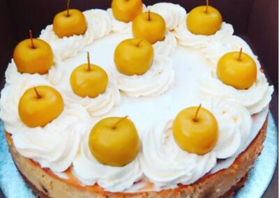 Baked Apple Cheesecake Special Cake by MS B Cake Boutique