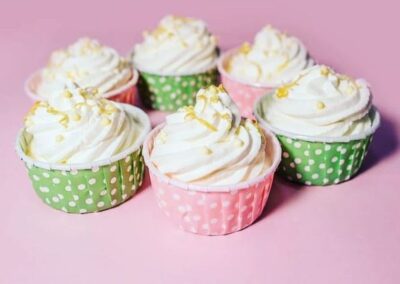 Lemon Cheesecake cupcakes, from MS B Cake Boutique