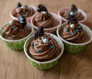 Chocolate cheesecake cupcakes from Ms-B Cake Boutique