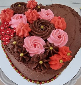 Valentines Chocolate Cake from MS-B Cake Boutique