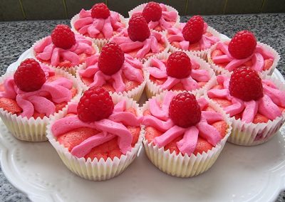 Raspberry cheesecake cupcakes from Ms-B Cake Boutique