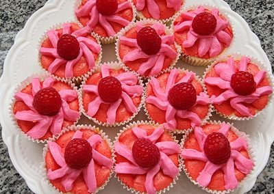 raspberry cheesecake cupcakes from MS-B Cake Boutique